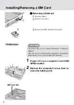 Предварительный просмотр 8 страницы Panasonic SF Series Supplementary Instructions Manual