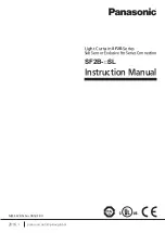 Предварительный просмотр 1 страницы Panasonic SF2B Series Instruction Manual