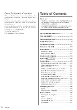 Preview for 2 page of Panasonic SF2H Series Operating Instructions Manual