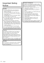 Preview for 6 page of Panasonic SF2H Series Operating Instructions Manual