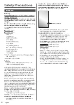 Preview for 8 page of Panasonic SF2H Series Operating Instructions Manual