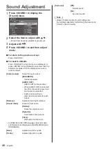 Preview for 40 page of Panasonic SF2H Series Operating Instructions Manual