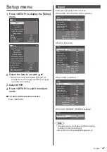 Preview for 47 page of Panasonic SF2H Series Operating Instructions Manual