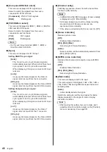 Preview for 48 page of Panasonic SF2H Series Operating Instructions Manual