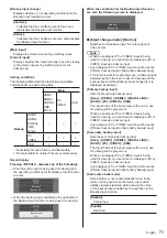 Preview for 71 page of Panasonic SF2H Series Operating Instructions Manual