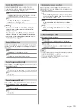 Preview for 75 page of Panasonic SF2H Series Operating Instructions Manual