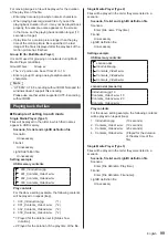 Preview for 99 page of Panasonic SF2H Series Operating Instructions Manual