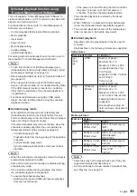 Preview for 105 page of Panasonic SF2H Series Operating Instructions Manual