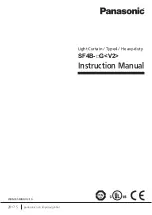 Предварительный просмотр 1 страницы Panasonic SF4B-F31G(V2) Instruction Manual