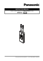 Предварительный просмотр 1 страницы Panasonic SFB-HC Instruction Manual