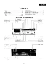 Preview for 3 page of Panasonic SG-40 Service Manual