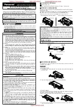 Предварительный просмотр 1 страницы Panasonic SG-PK-M Series Quick Instruction Manual