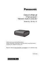 Panasonic SH-ALL1CGN Owner'S Manual preview
