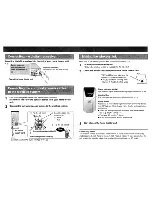 Preview for 5 page of Panasonic SH-FX60 - Wireless Audio Delivery System Operating Instructions Manual