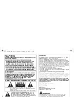 Предварительный просмотр 2 страницы Panasonic SH-FX65 - Wireless Audio Delivery System Operating Instructions Manual