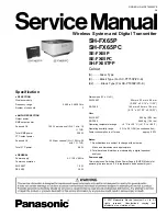 Preview for 1 page of Panasonic SH-FX65P Service Manual
