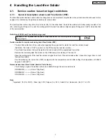 Preview for 7 page of Panasonic SH-FX65P Service Manual