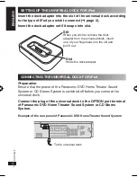 Предварительный просмотр 4 страницы Panasonic SH-PD10 - Digital Player Docking Station Operating Instructions Manual