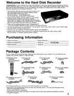 Предварительный просмотр 5 страницы Panasonic ShowStopper PV-HS1000 Operating Instructions Manual