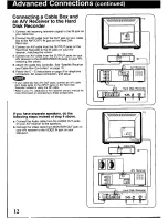 Предварительный просмотр 12 страницы Panasonic ShowStopper PV-HS1000 Operating Instructions Manual