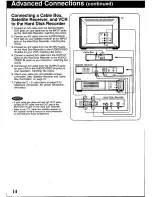 Предварительный просмотр 14 страницы Panasonic ShowStopper PV-HS1000 Operating Instructions Manual