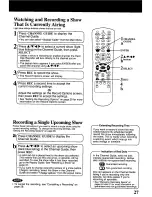 Предварительный просмотр 27 страницы Panasonic ShowStopper PV-HS1000 Operating Instructions Manual