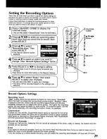 Предварительный просмотр 29 страницы Panasonic ShowStopper PV-HS1000 Operating Instructions Manual