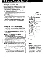 Предварительный просмотр 42 страницы Panasonic ShowStopper PV-HS1000 Operating Instructions Manual