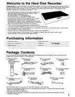 Предварительный просмотр 5 страницы Panasonic Showstopper PV-HS2000 Operating Instructions Manual