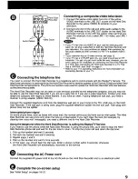 Предварительный просмотр 9 страницы Panasonic Showstopper PV-HS2000 Operating Instructions Manual