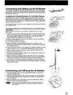 Предварительный просмотр 17 страницы Panasonic Showstopper PV-HS2000 Operating Instructions Manual