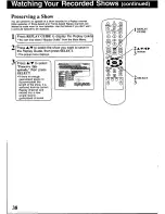 Предварительный просмотр 38 страницы Panasonic Showstopper PV-HS2000 Operating Instructions Manual