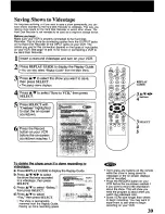 Предварительный просмотр 39 страницы Panasonic Showstopper PV-HS2000 Operating Instructions Manual