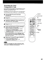 Предварительный просмотр 43 страницы Panasonic Showstopper PV-HS2000 Operating Instructions Manual