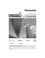 Panasonic SiriusXM CQ-RXBT490U Operating Instructions Manual предпросмотр