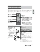 Preview for 9 page of Panasonic SiriusXM CQ-RXBT490U Operating Instructions Manual