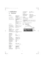 Preview for 3 page of Panasonic SiriusXM CQ-RXBT490U Service Manual