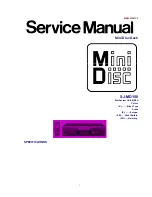 Preview for 1 page of Panasonic SJ-MD150 Servise Manual