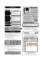 Panasonic SJ-MJ10 Operating Instructions Manual предпросмотр