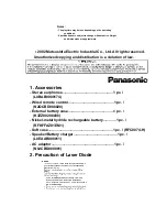 Preview for 3 page of Panasonic SJ-MJ55GH Service Manual