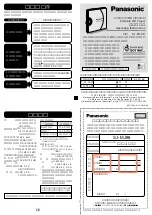 Panasonic SJ-MJ88 Operating Instructions Manual preview