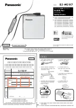 Panasonic SJ-MJ97 Operating Instructions Manual preview