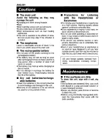 Preview for 76 page of Panasonic SJ-MR100 Operating Instructions Manual