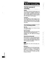 Preview for 18 page of Panasonic SJ-MR200 Operating Instructions Manual