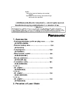 Preview for 3 page of Panasonic SJ-MR200 Service Manual