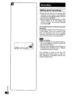 Preview for 18 page of Panasonic SJ-MR220 Operating Instructions Manual