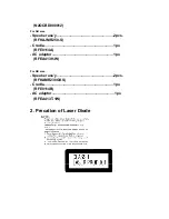 Preview for 4 page of Panasonic SJ-MR230DGH Service Manual