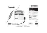 Panasonic SJ-MR240 Operating Instructions Manual preview