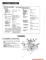 Preview for 4 page of Panasonic SL-1200MK2 Service Manual