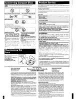 Предварительный просмотр 7 страницы Panasonic SL-CT470 Operating Instructions Manual